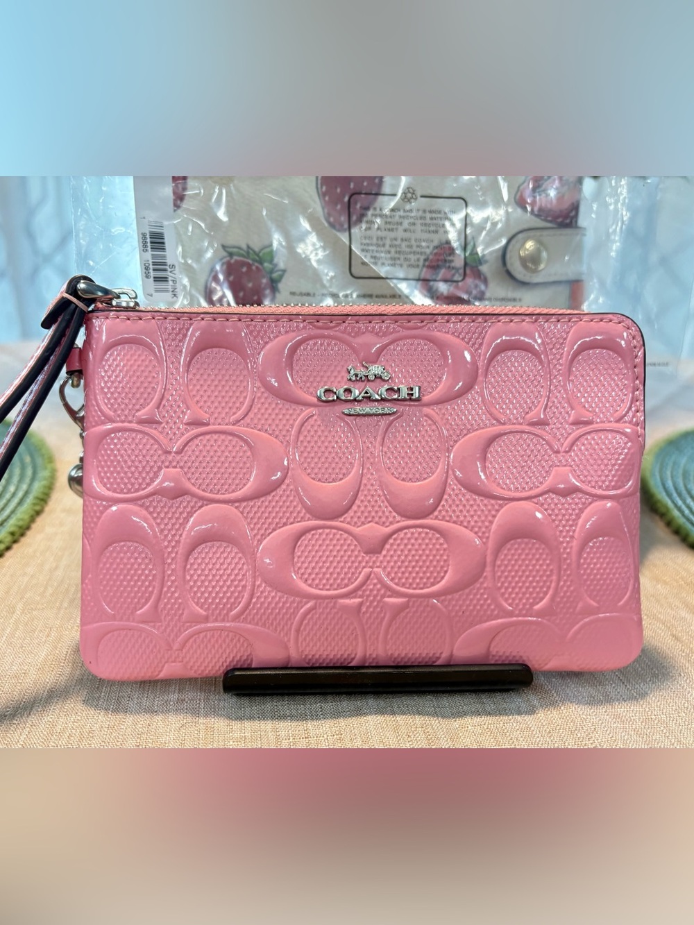 Coach Zip Wristlet
